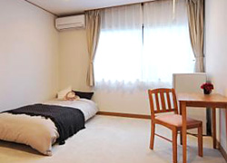 All necessities are fully-equipped, such as bed, refrigerator, etc.