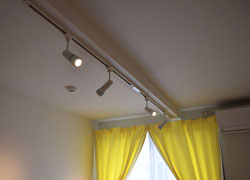 Spot lights you can change the location & angle with your taste, room 203 & 204